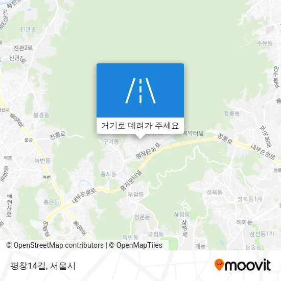 평창14길 지도