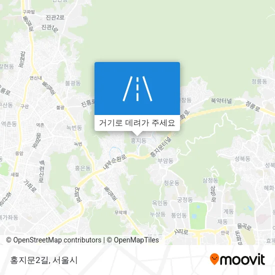 홍지문2길 지도