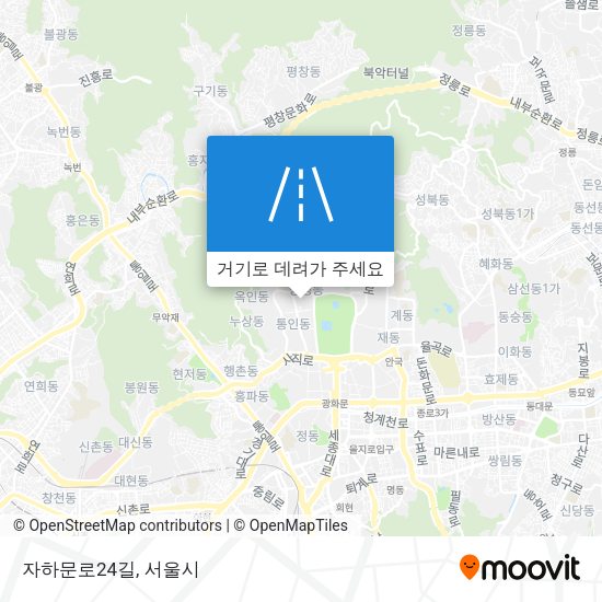 자하문로24길 지도