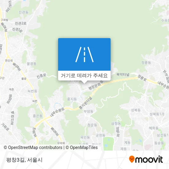 평창3길 지도