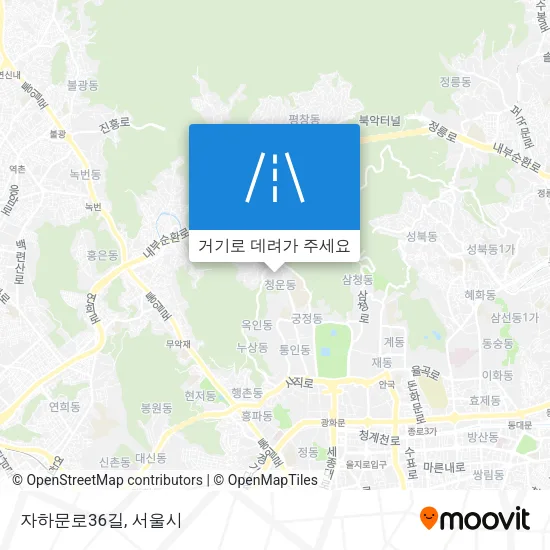 자하문로36길 지도