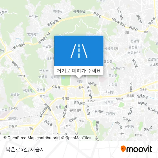 북촌로5길 지도