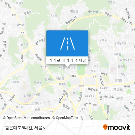 필운대로5나길 지도