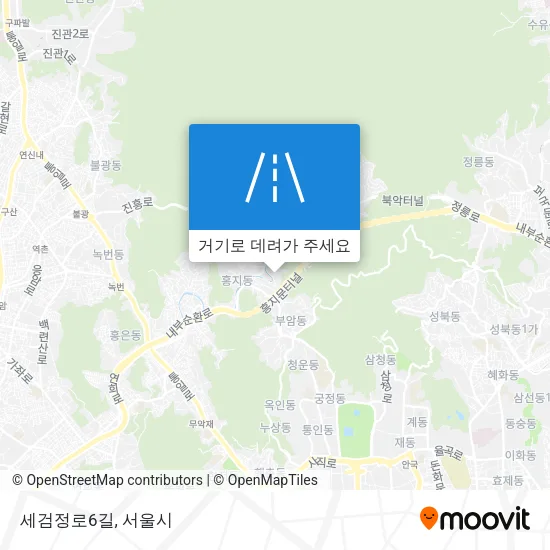 세검정로6길 지도