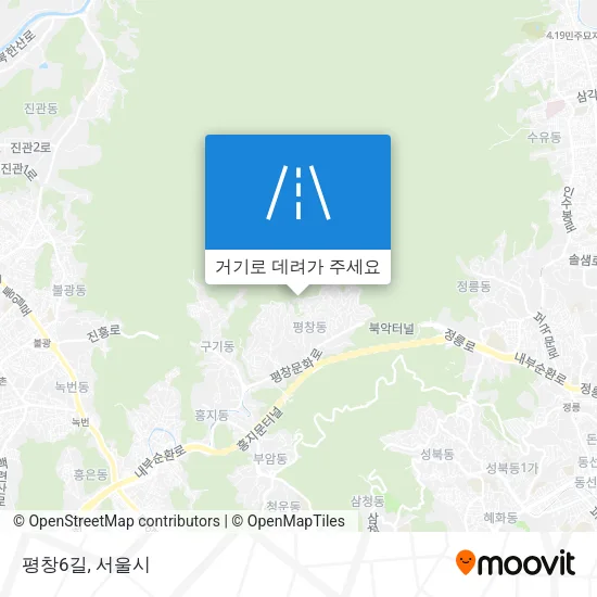 평창6길 지도