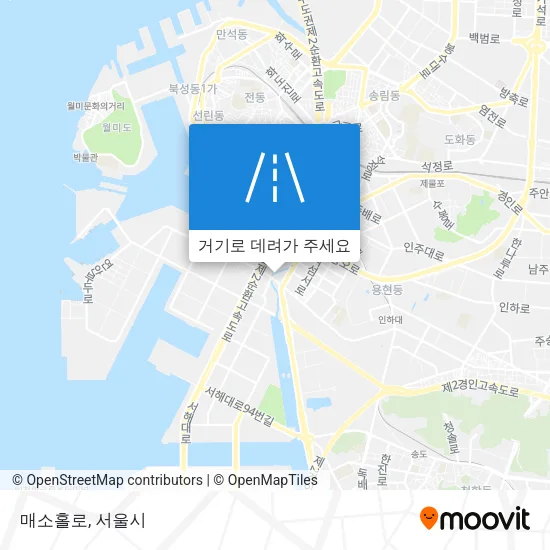 매소홀로 지도