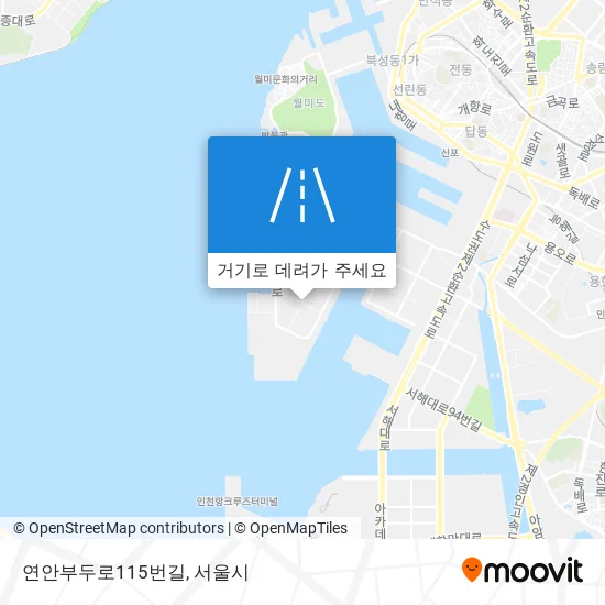 연안부두로115번길 지도