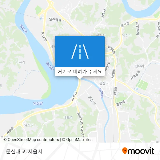 문산대교 지도