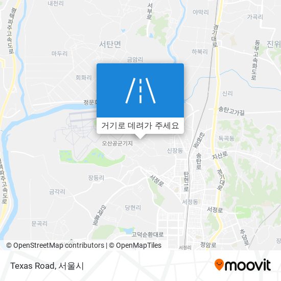 Texas Road 지도