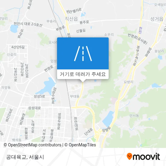 공대육교 지도