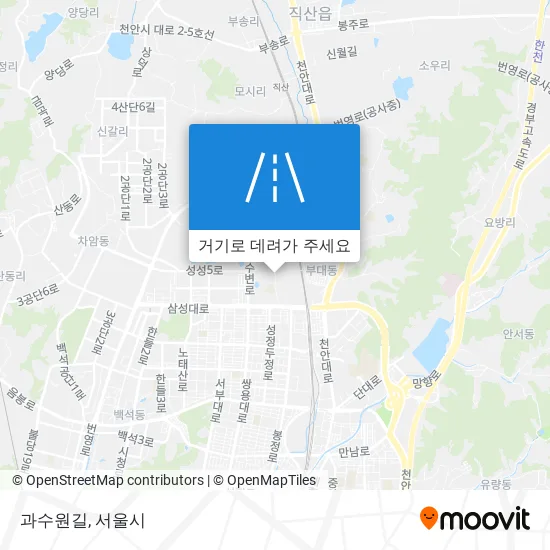 과수원길 지도