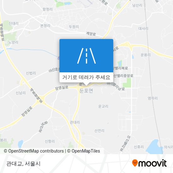 관대교 지도