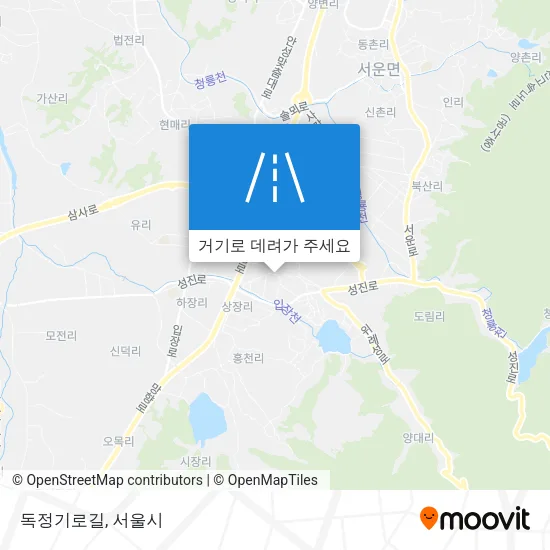 독정기로길 지도