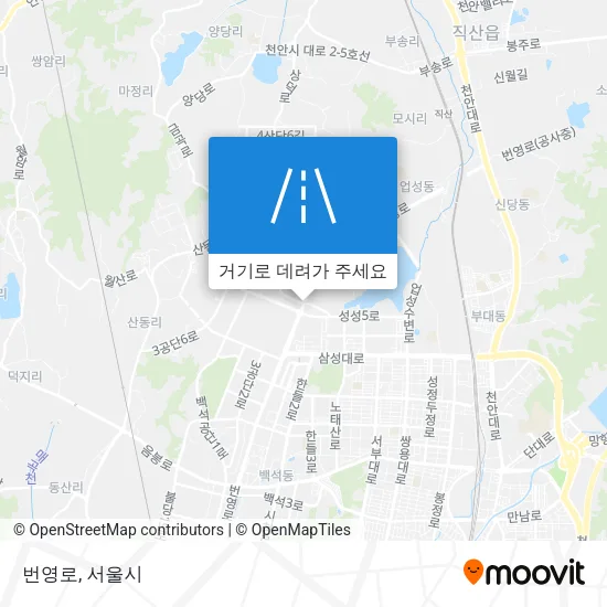 번영로 지도