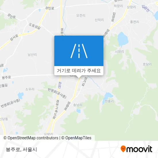 봉주로 지도