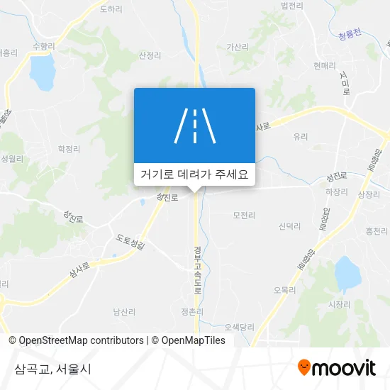 삼곡교 지도