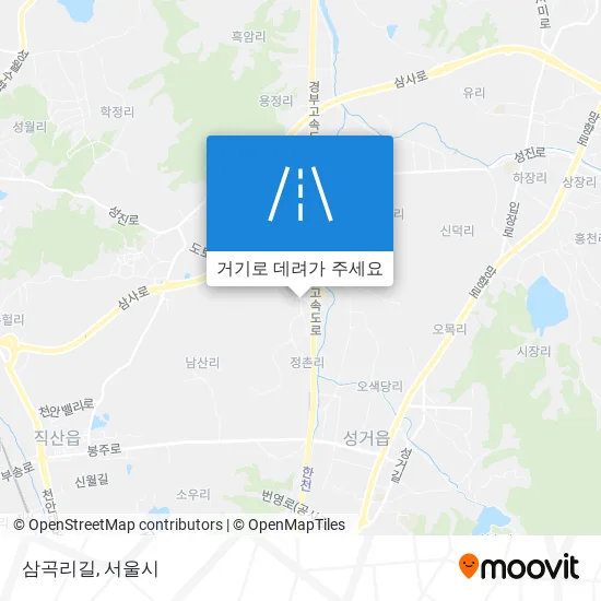 삼곡리길 지도