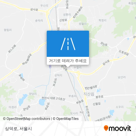 상덕로 지도