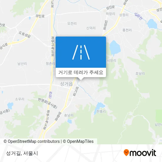성거길 지도