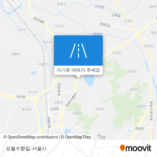성월수향길 지도