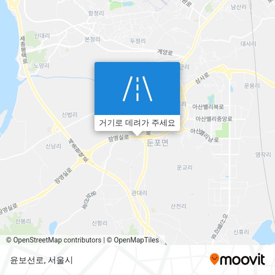 윤보선로 지도