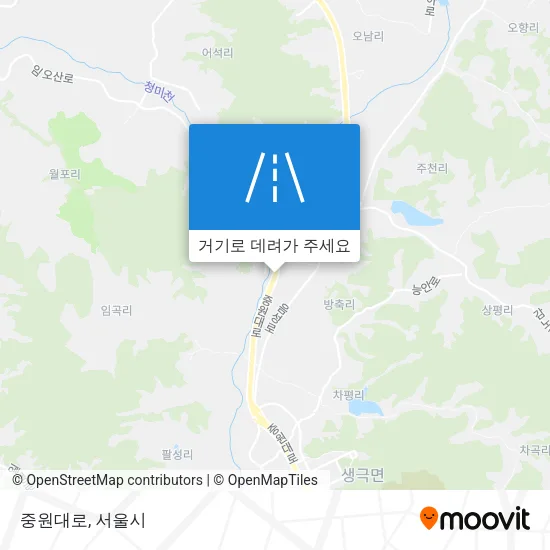중원대로 지도