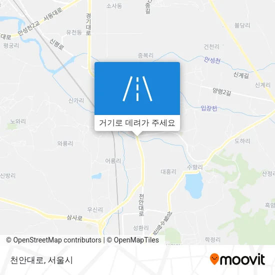 천안대로 지도