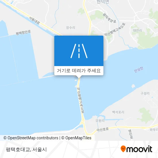 평택호대교 지도