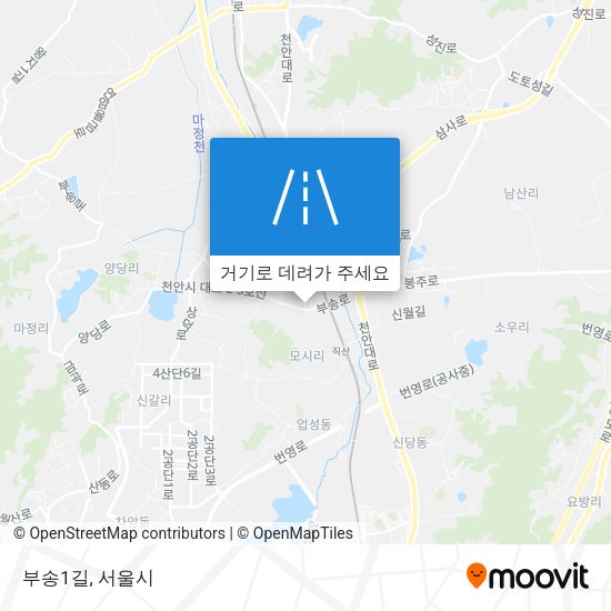 부송1길 지도