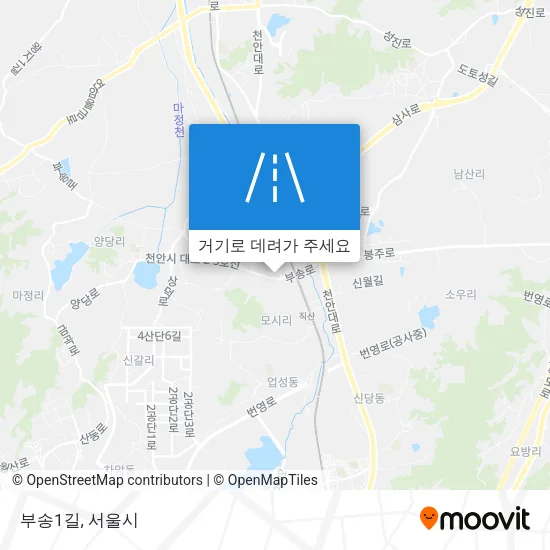 부송1길 지도