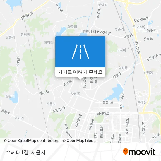 수레터1길 지도