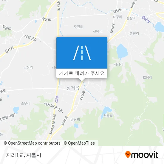 저리1교 지도