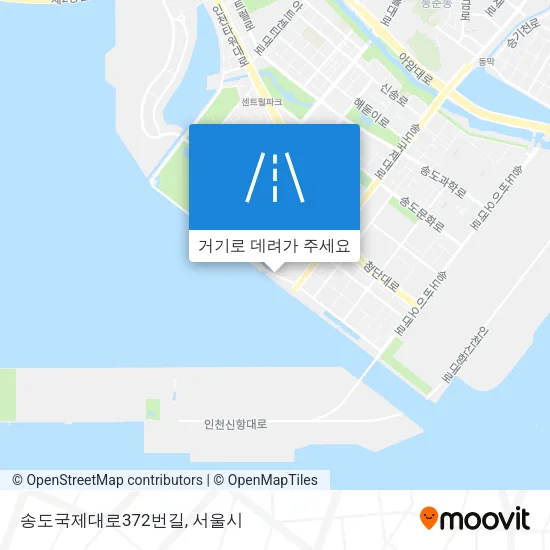 송도국제대로372번길 지도