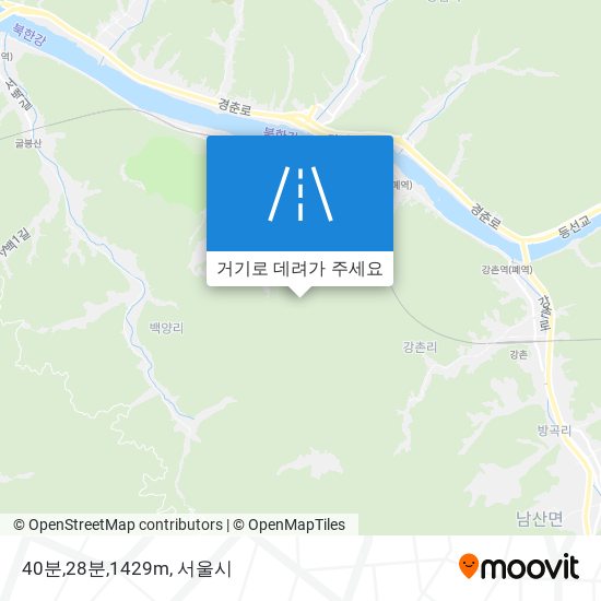 40분,28분,1429m 지도