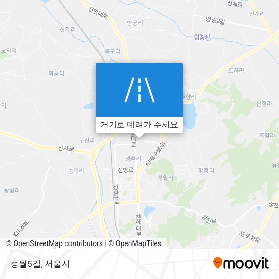 성월5길 지도