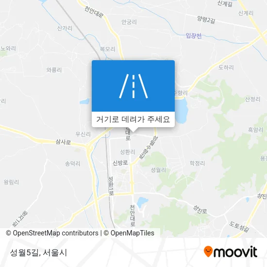 성월5길 지도