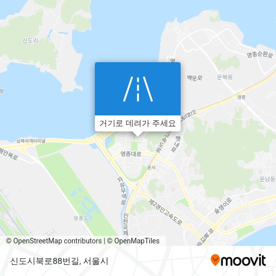 신도시북로88번길 지도