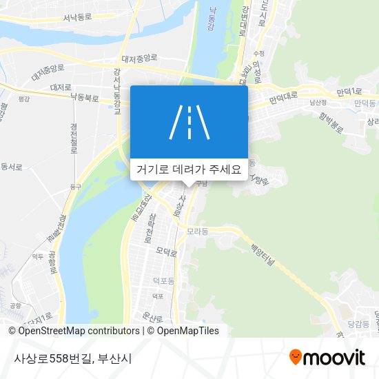 사상로558번길 지도