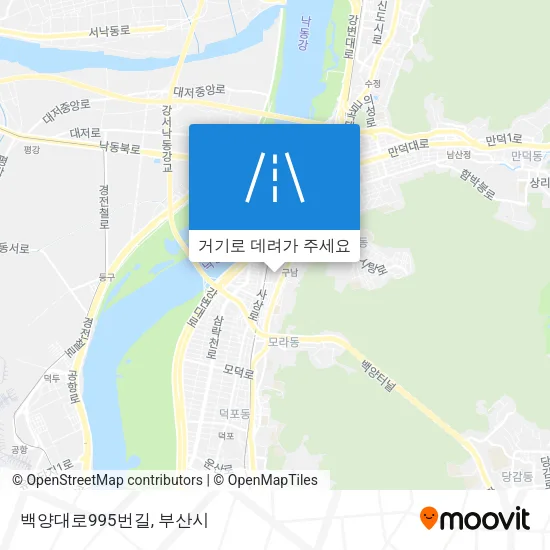 백양대로995번길 지도