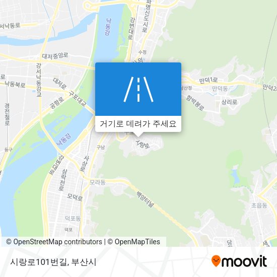 시랑로101번길 지도