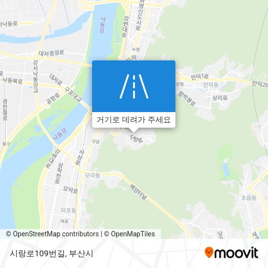 시랑로109번길 지도