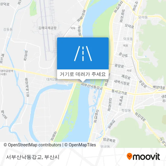 서부산낙동강교 지도