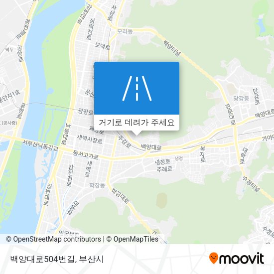 백양대로504번길 지도