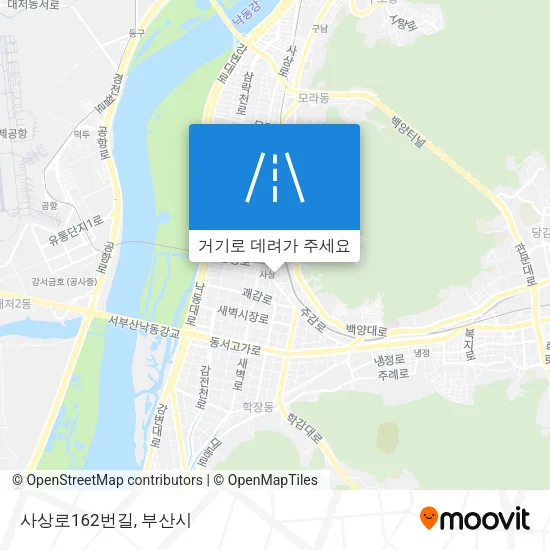 사상로162번길 지도
