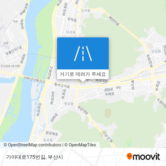 가야대로175번길 지도