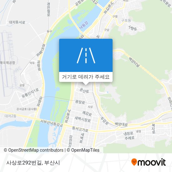 사상로292번길 지도