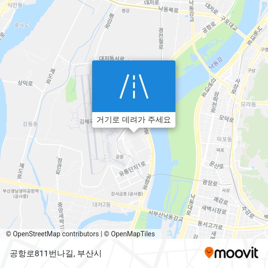 공항로811번나길 지도