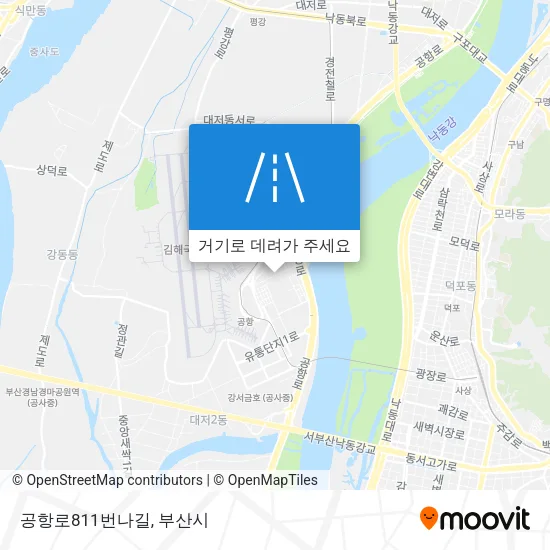 공항로811번나길 지도