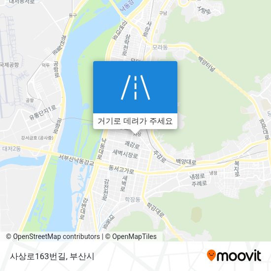 사상로163번길 지도