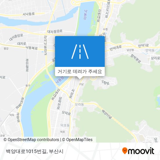 백양대로1015번길 지도